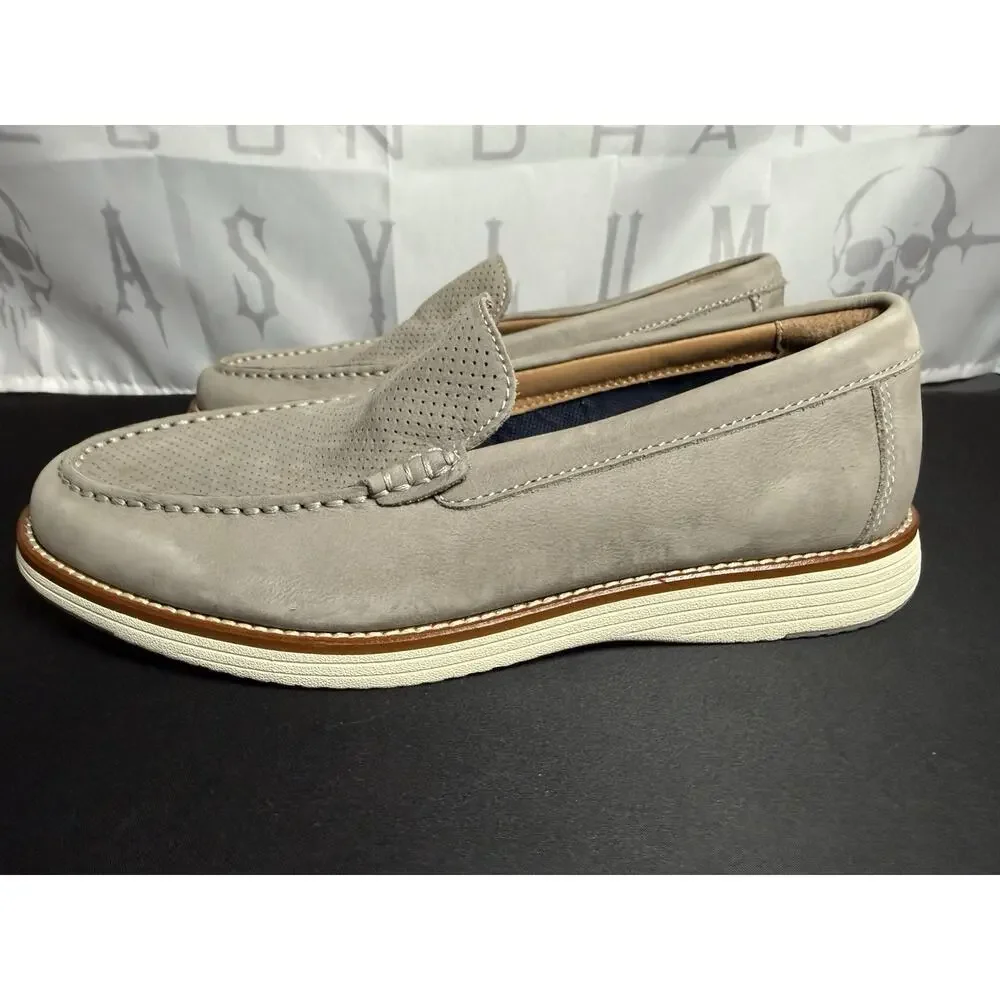 Johnston & Murphy Mens 8M Upon Loafers Gray True Foam